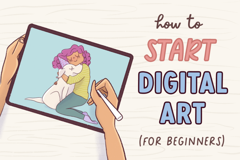 how to start digital art easy tutorial for beginners