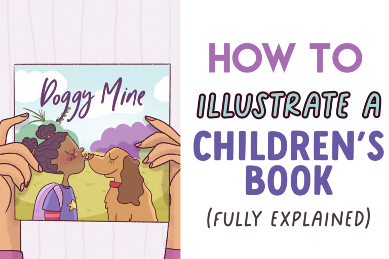 how to illustrate a children's book for beginners fully explained.