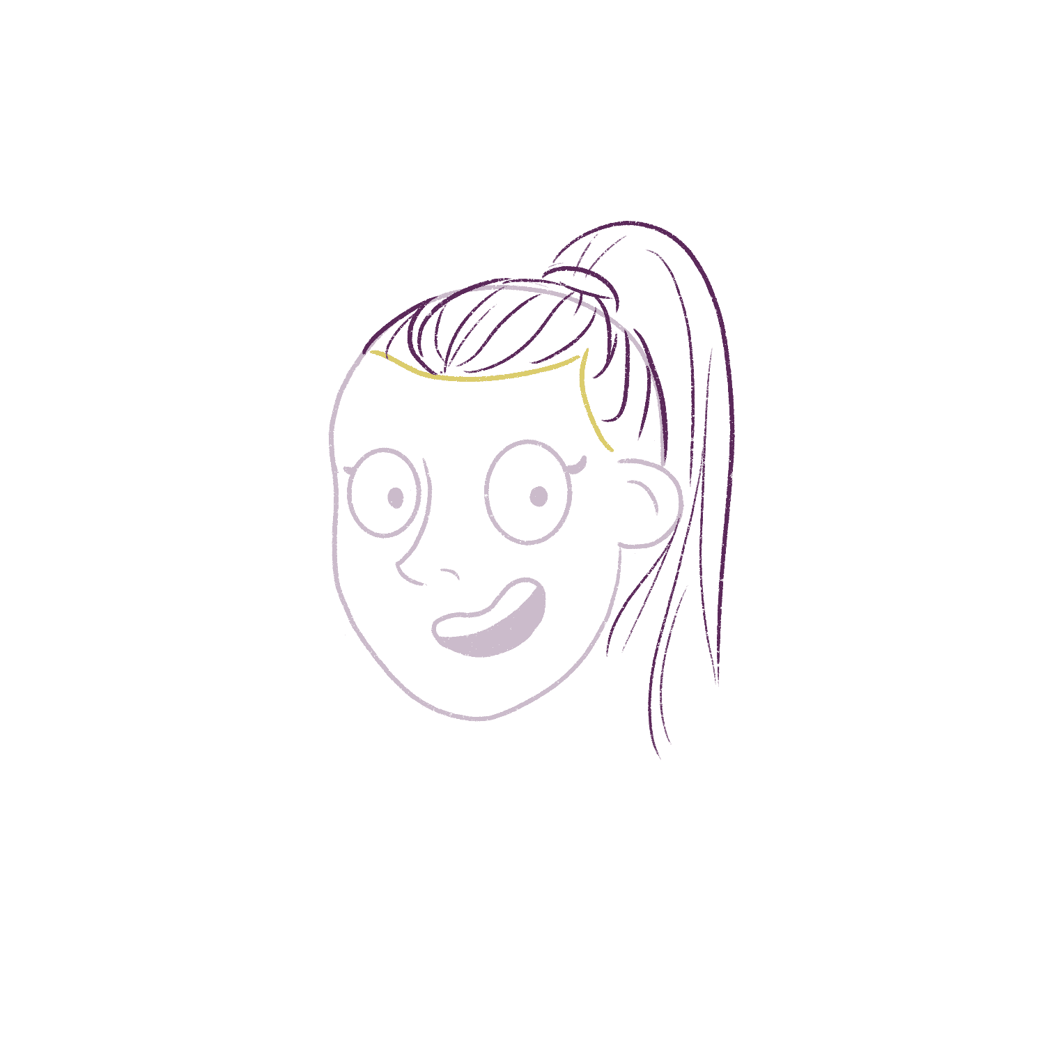 How to Draw a Girl with a Ponytail (Easy for Beginners)