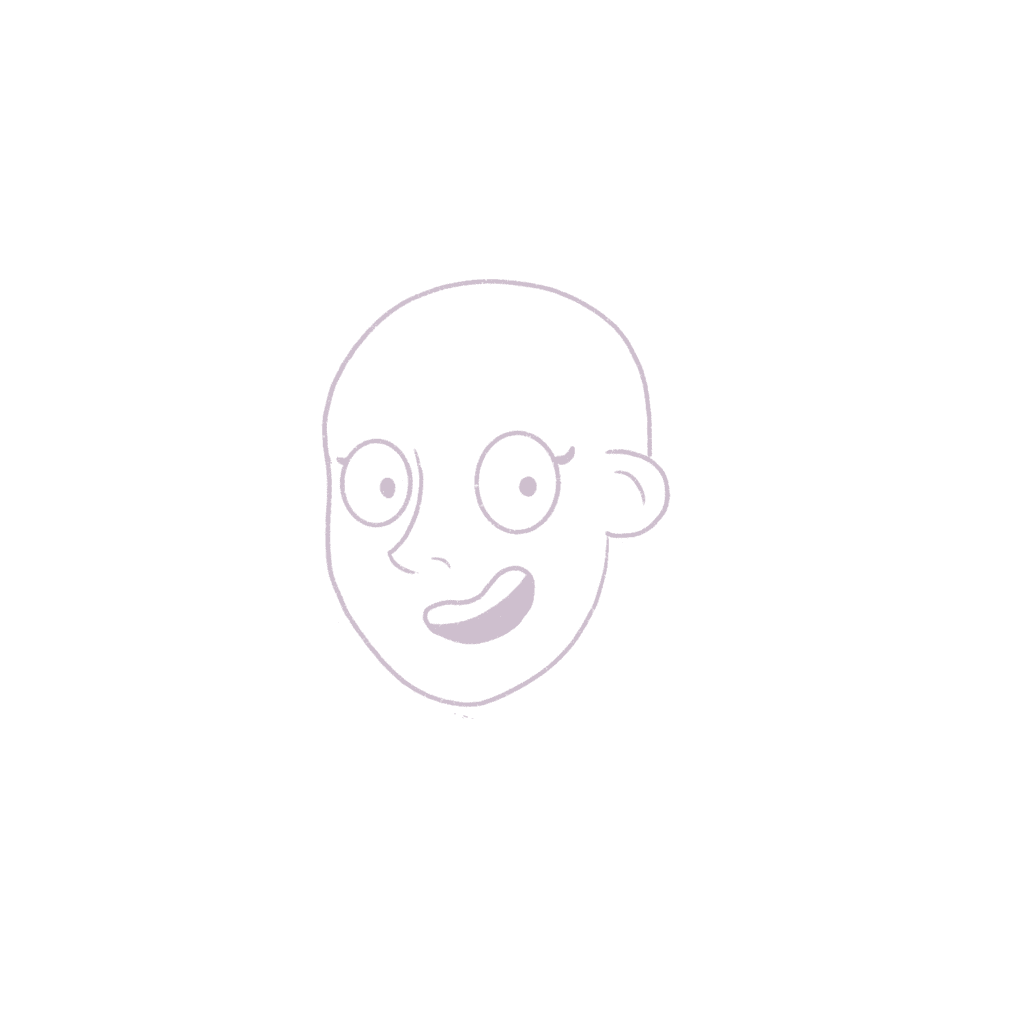 Let's begin with the simple head shape again. 