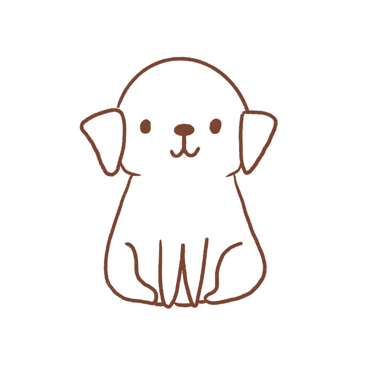 How to Draw a Cute Kawaii Dog Easy Step by Step Instructions