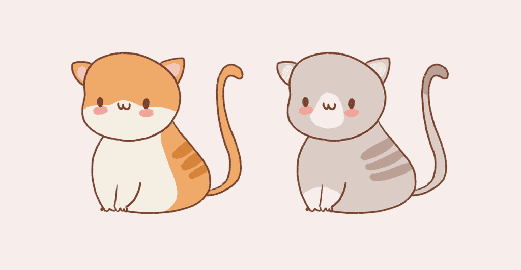 In this post we will learn how to draw a kawaii cat