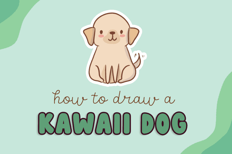 Learn how to draw a kawaii dog - how to draw a cute labrador dog kawaii style!