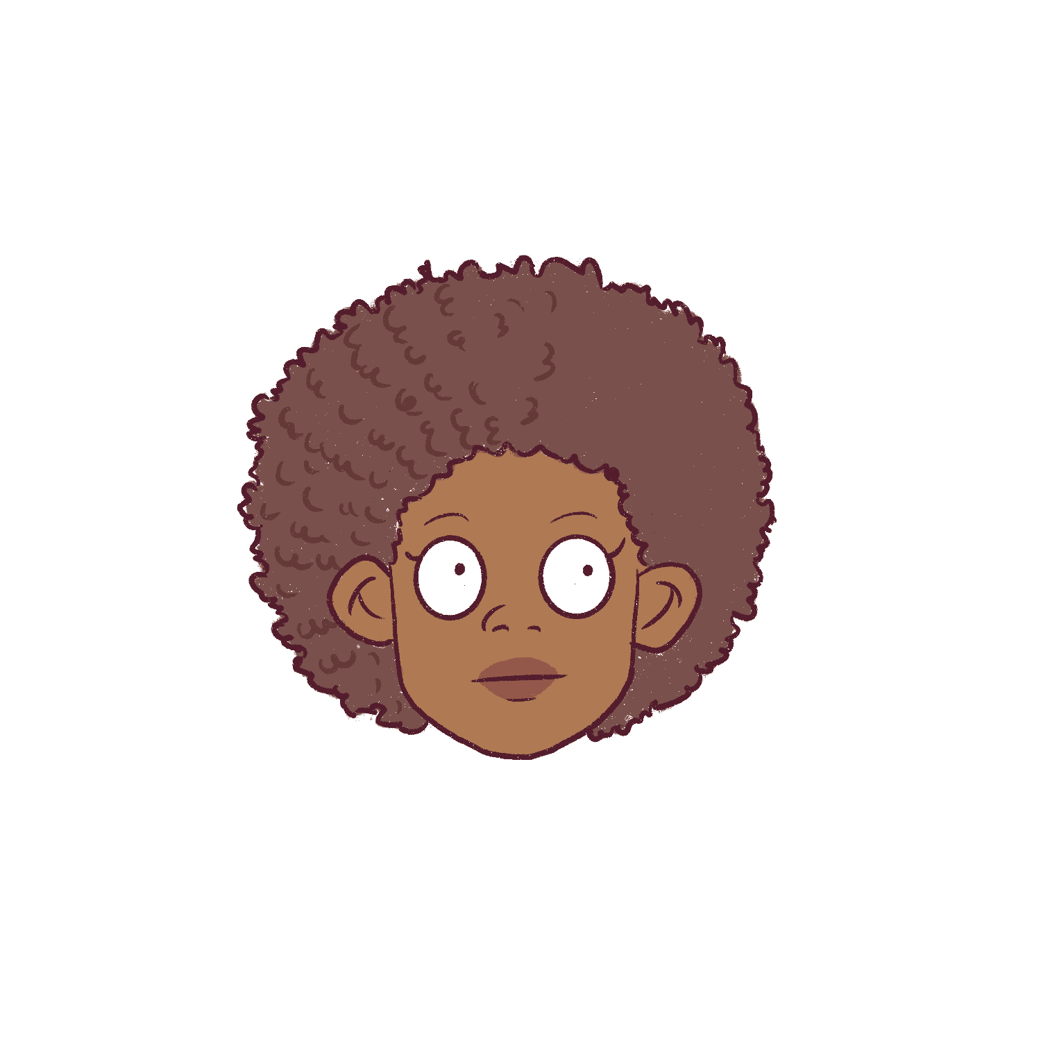 How to draw afro hair Draw Cartoon Style