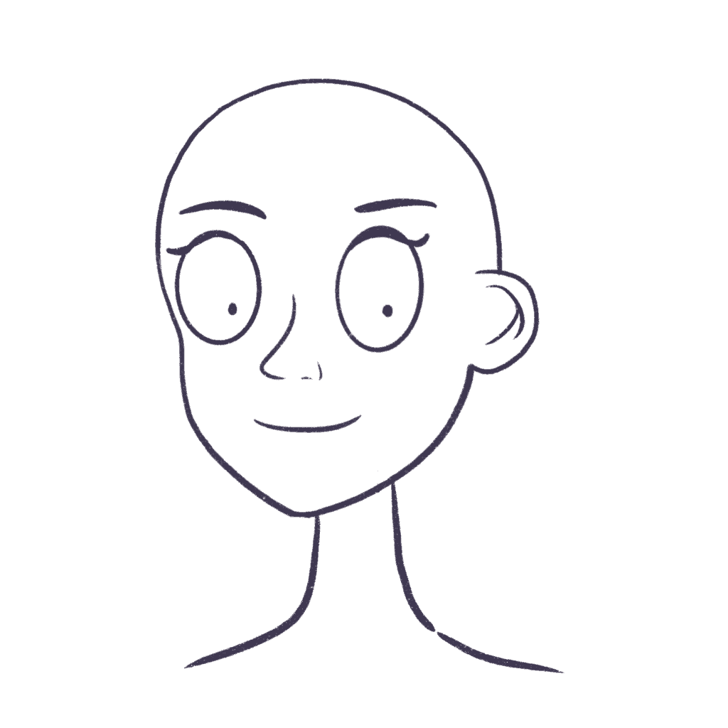 Draw a head shape