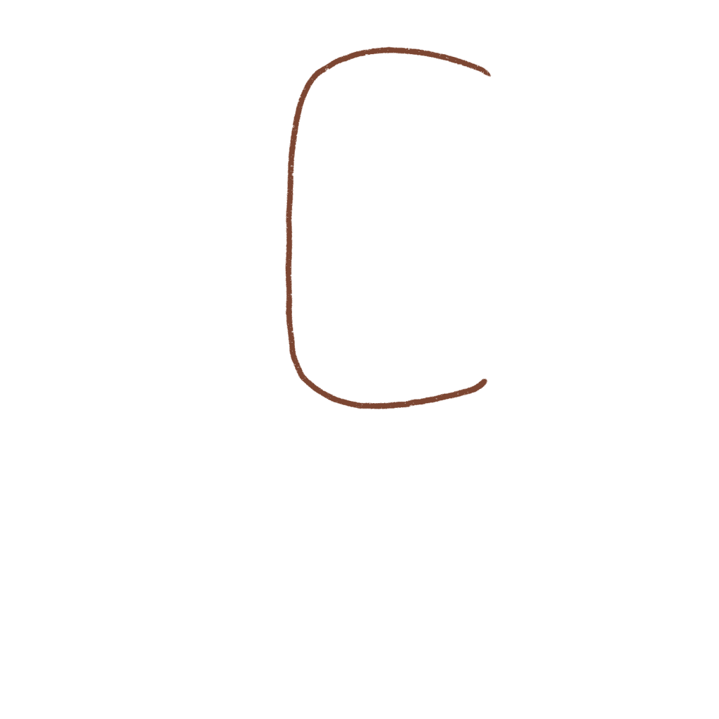 Draw a C shape