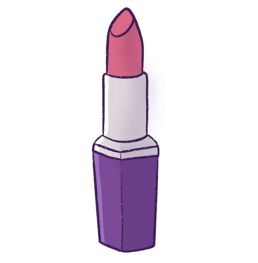 How To Draw A Lipstick