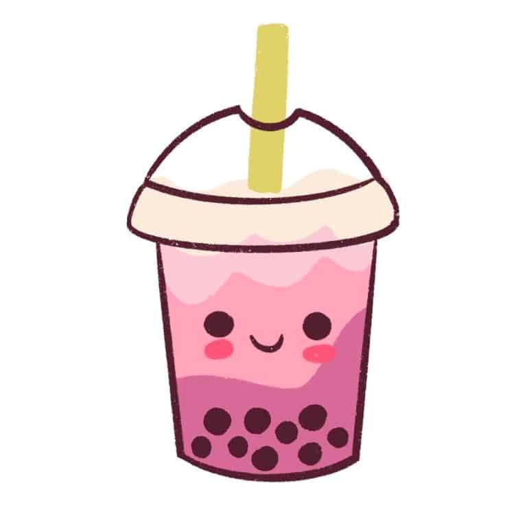 How to draw boba tea - Draw Cartoon Style!