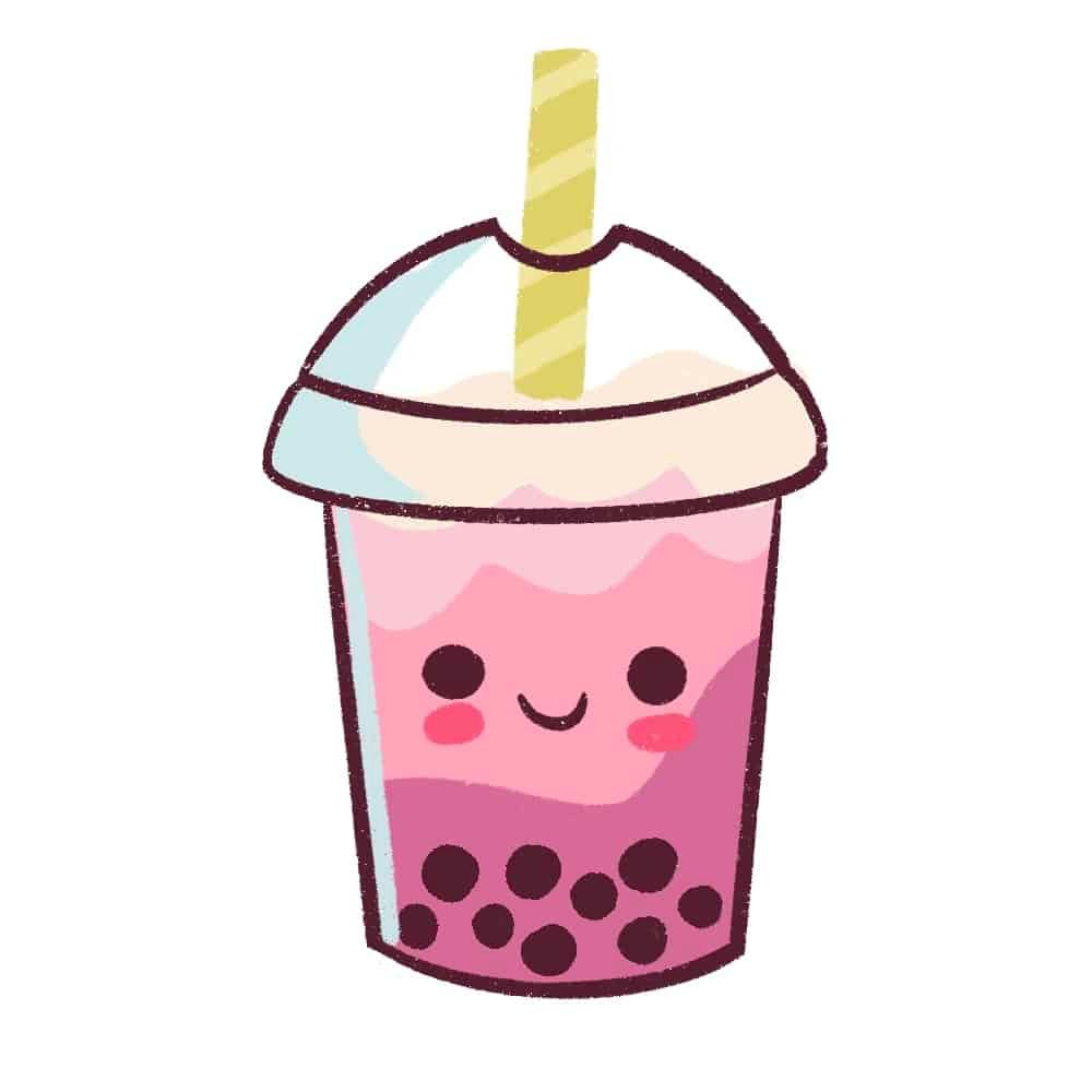 Add highlights to the bubble tea