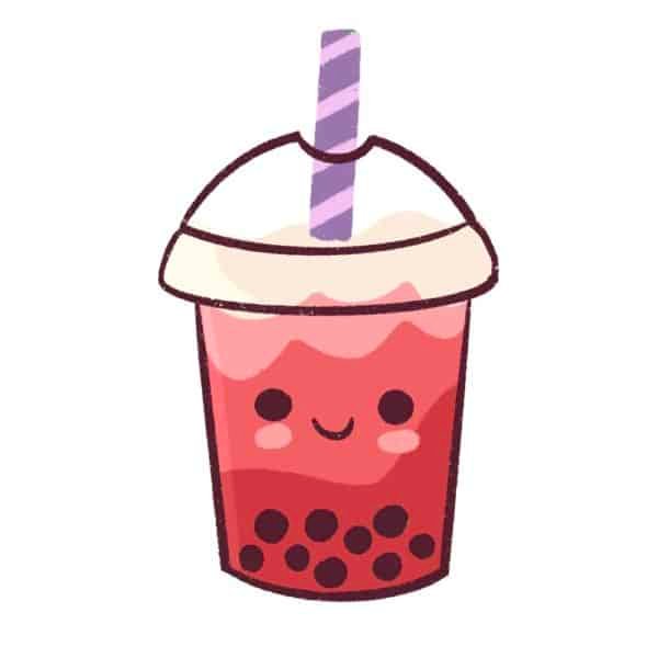 How to Draw a Boba Tea Easy Step by Step Tutorial