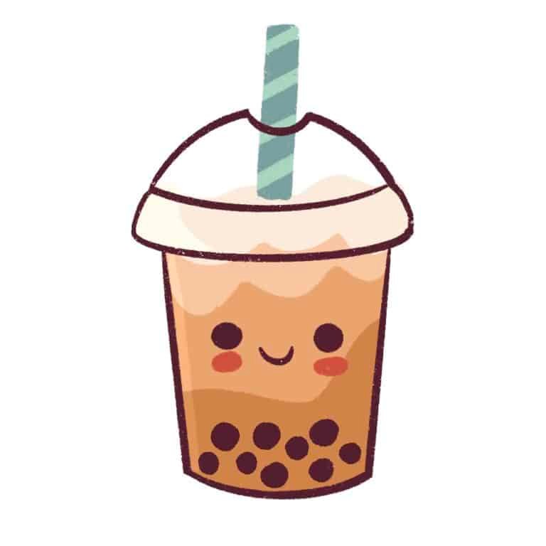 How to draw boba tea - Draw Cartoon Style!