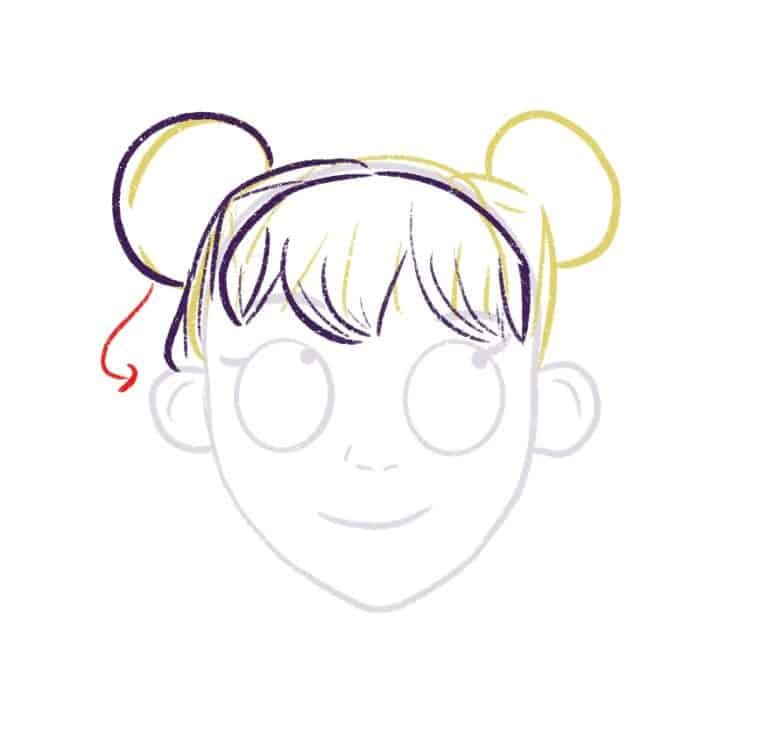 How to draw space buns Draw Cartoon Style!