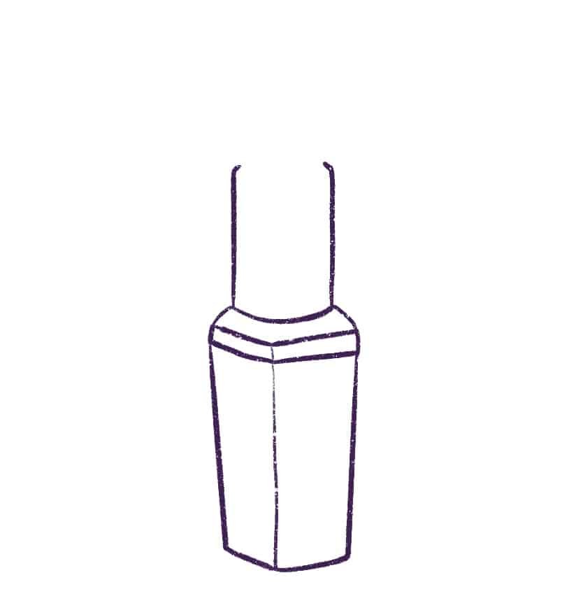 Draw a cylindrical shape