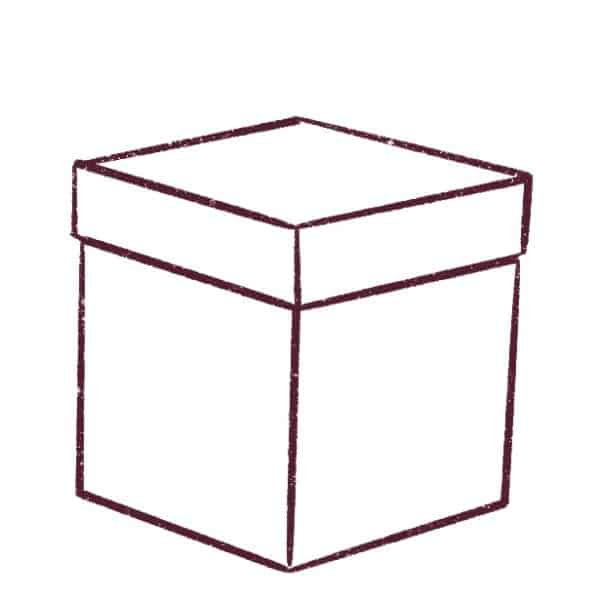 How to draw a gift box Draw Cartoon Style!
