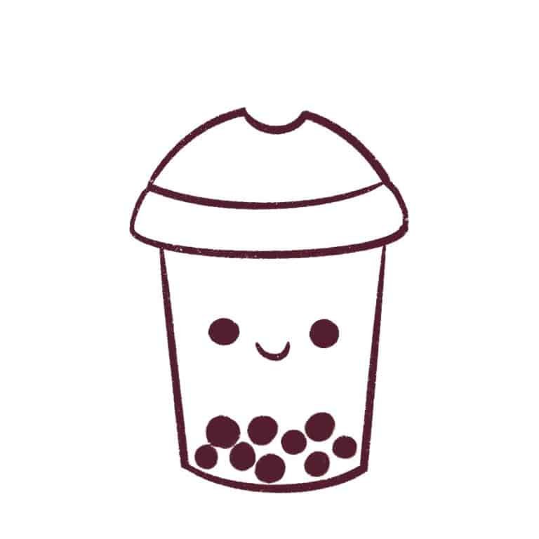 How to draw boba tea Draw Cartoon Style!