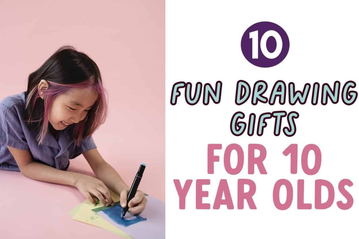 fun drawing gifts for 10 year old kids who love to draw
