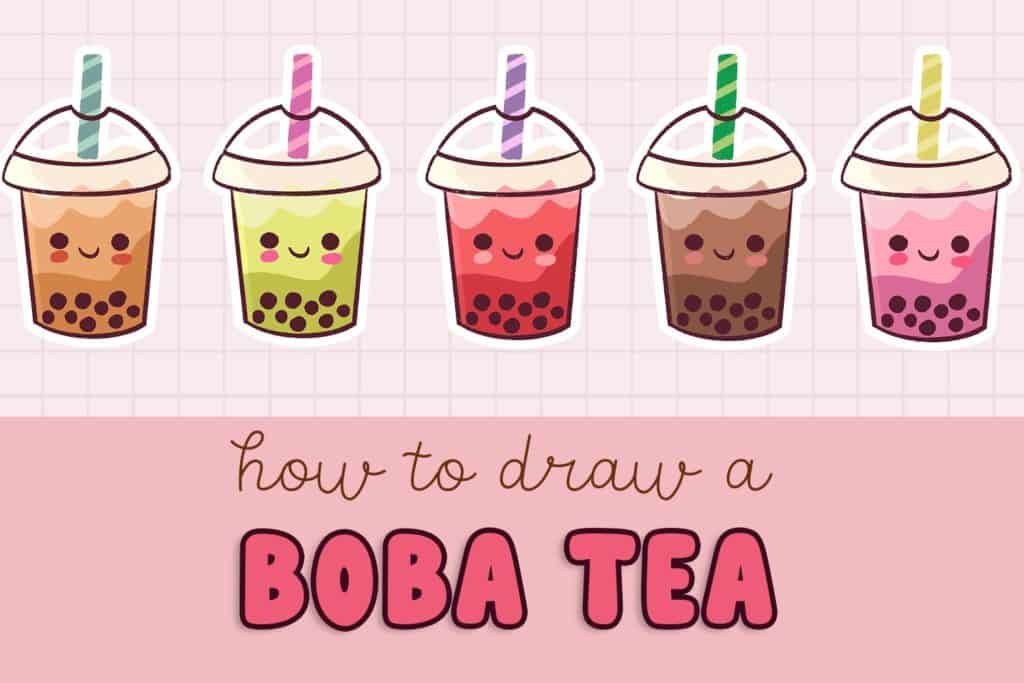 How to Draw a Boba Tea Easy Step by Step Tutorial