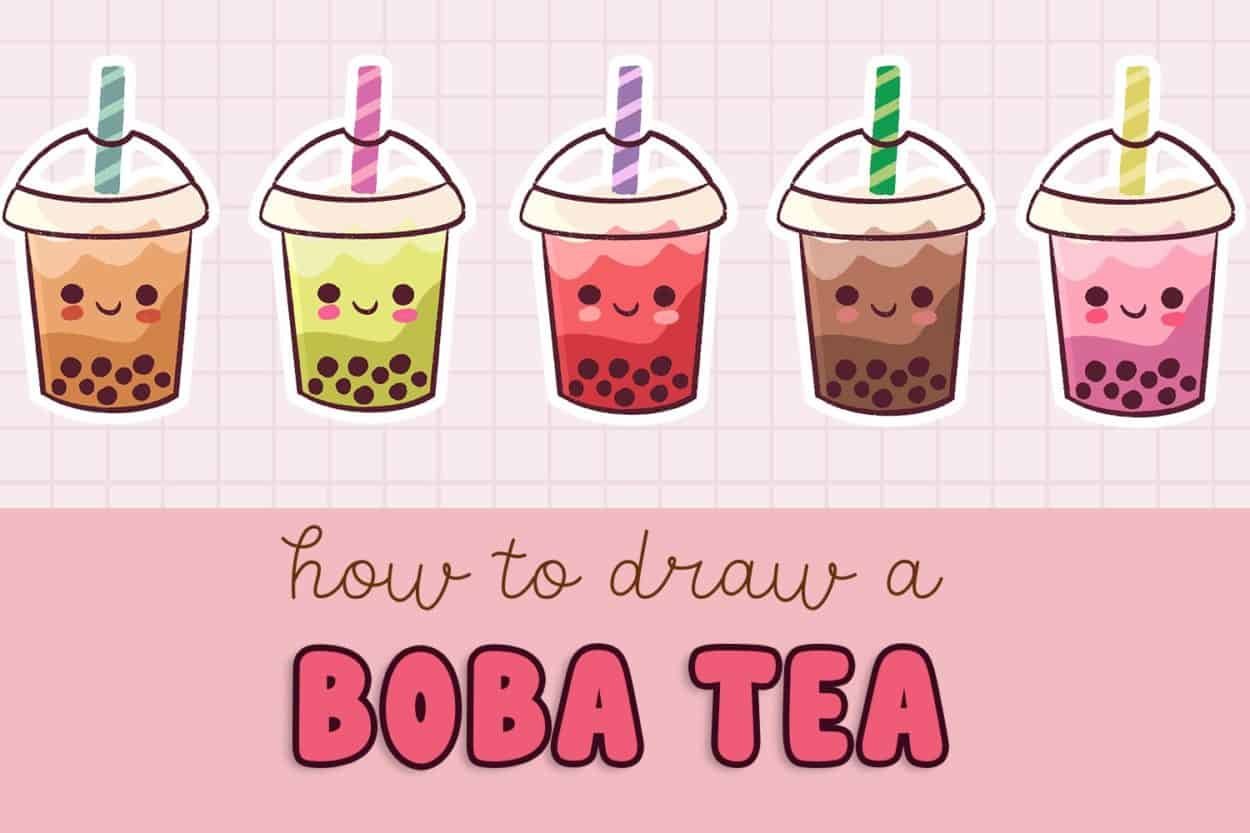 How to Draw a Boba Tea: Easy Step by Step Tutorial