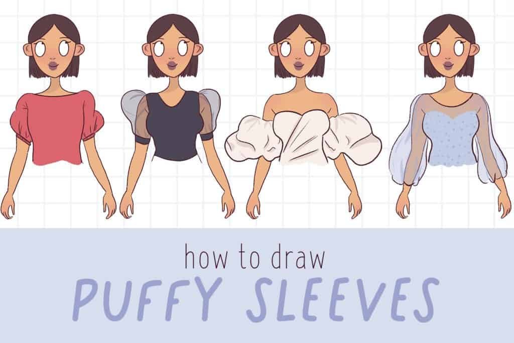 How to Draw Puffy Sleeves (Easy Tutorial for Beginners)