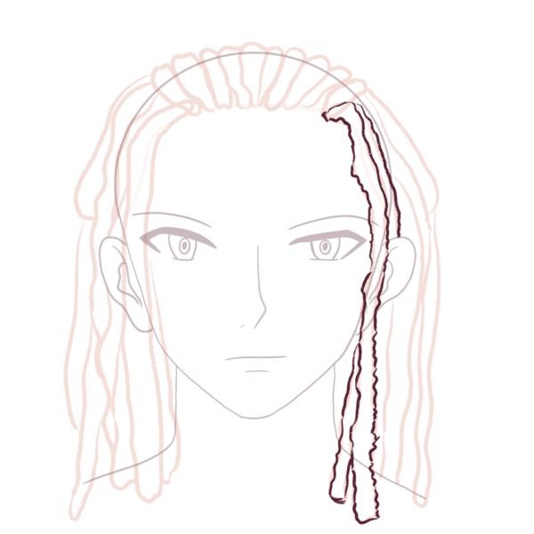 How To Draw Anime Dreads [Male] - Draw Cartoon Style!