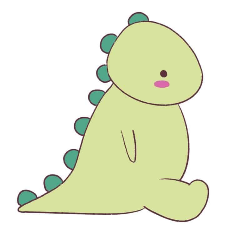 How to draw a cute dinosaur – Draw Cartoon Style!