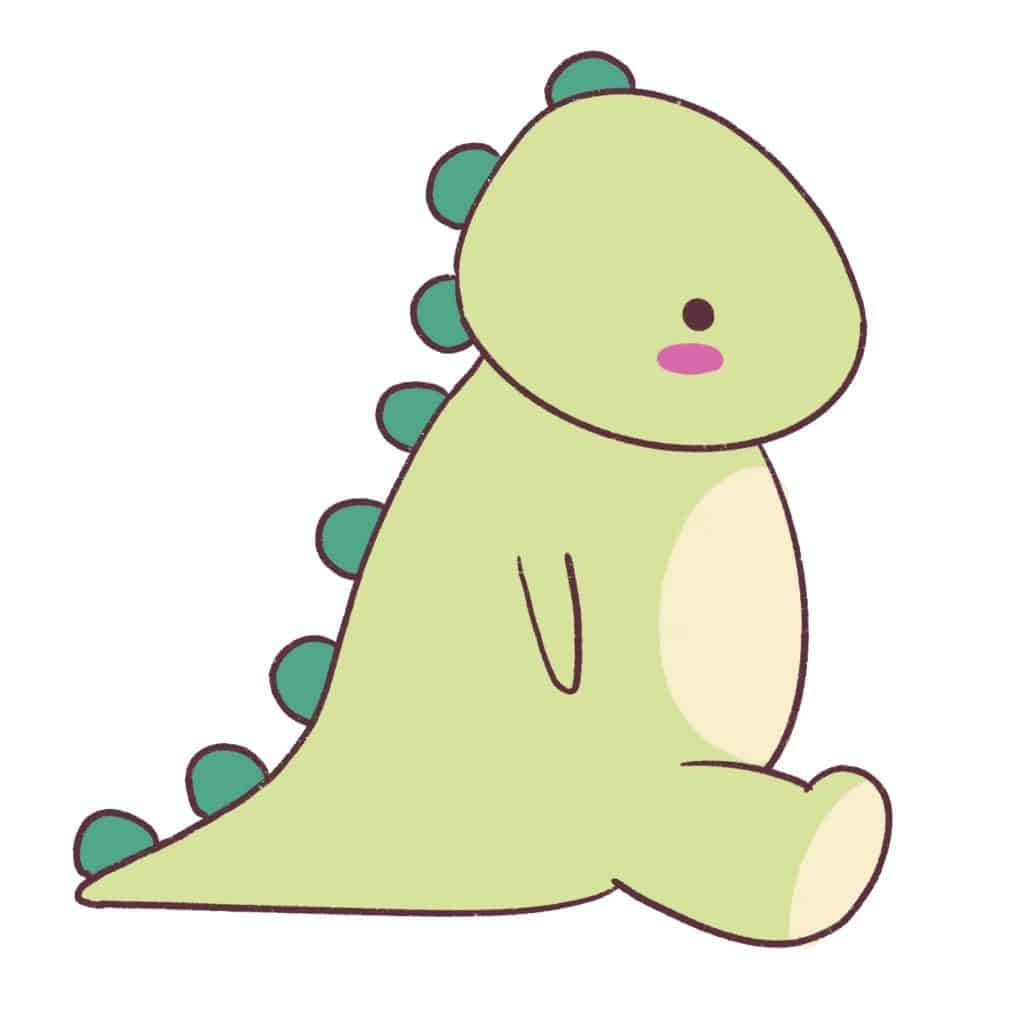 Premium Vector | Dinosaur cartoon character. cute dino. soft toy for kids