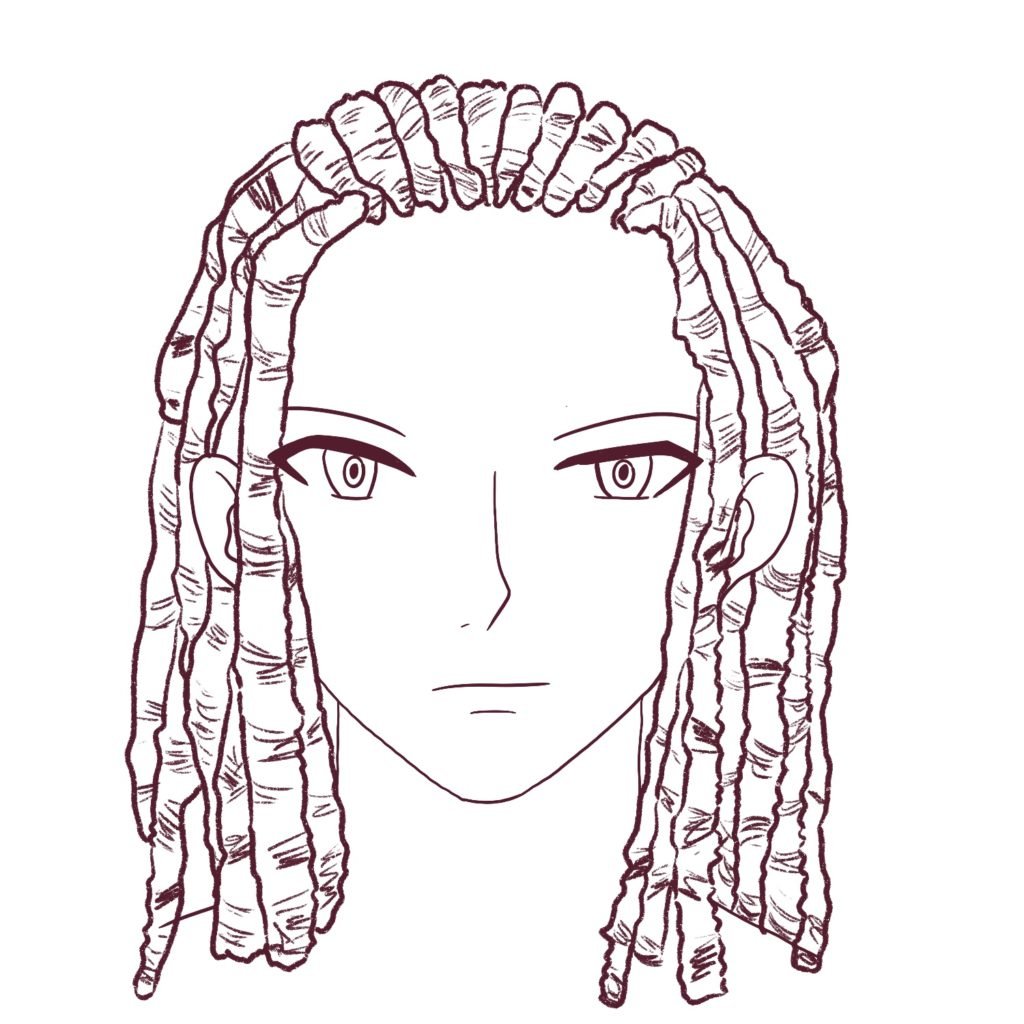 How to Draw Anime Dreads for a Male [Easy Tutorial for Beginners] (2023)