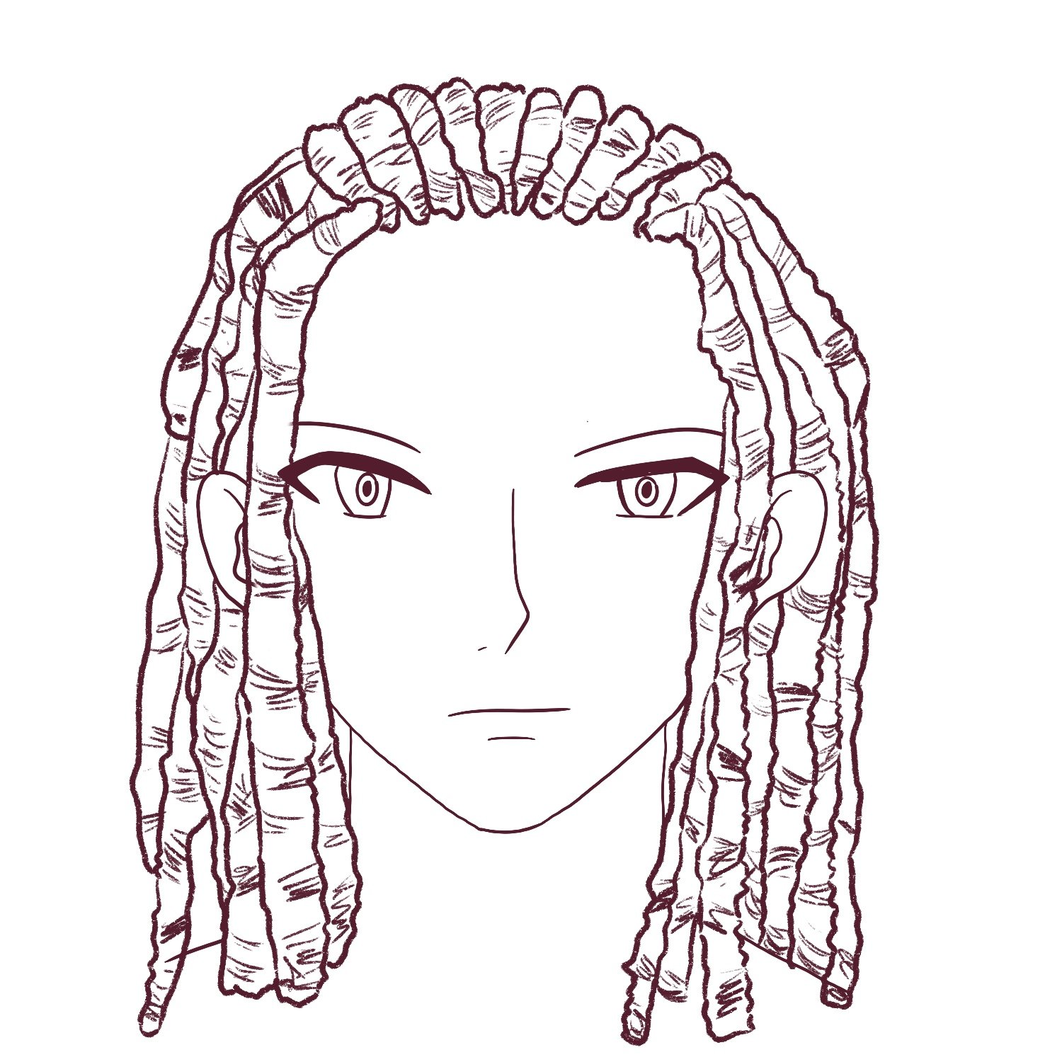 How to Draw Anime Dreads for a Male [Easy Tutorial for Beginners]