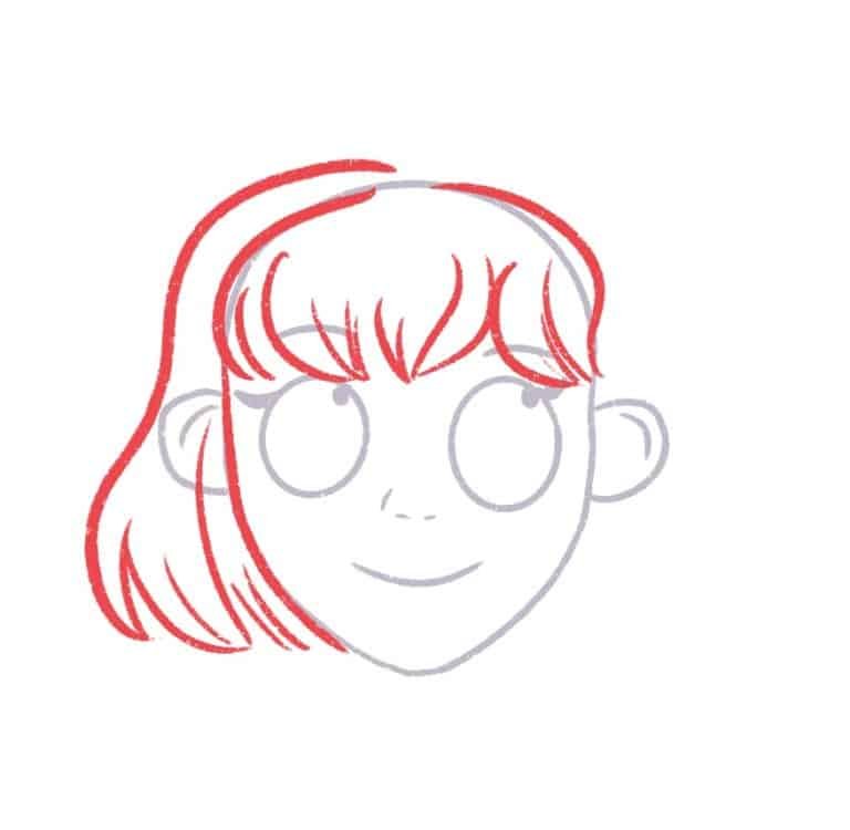How to draw a bob haircut – Draw Cartoon Style!