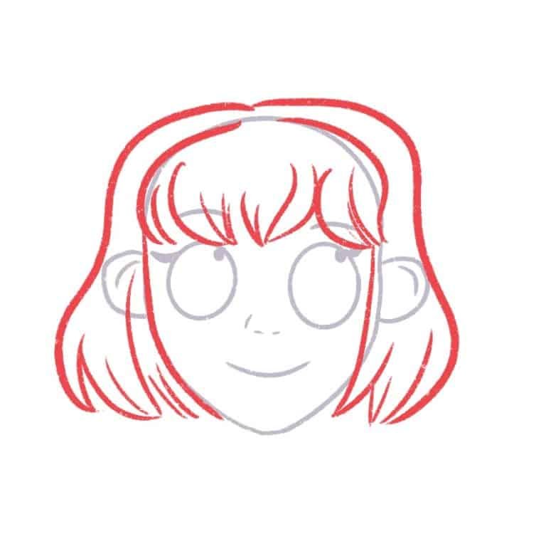How to draw a bob haircut – Draw Cartoon Style!