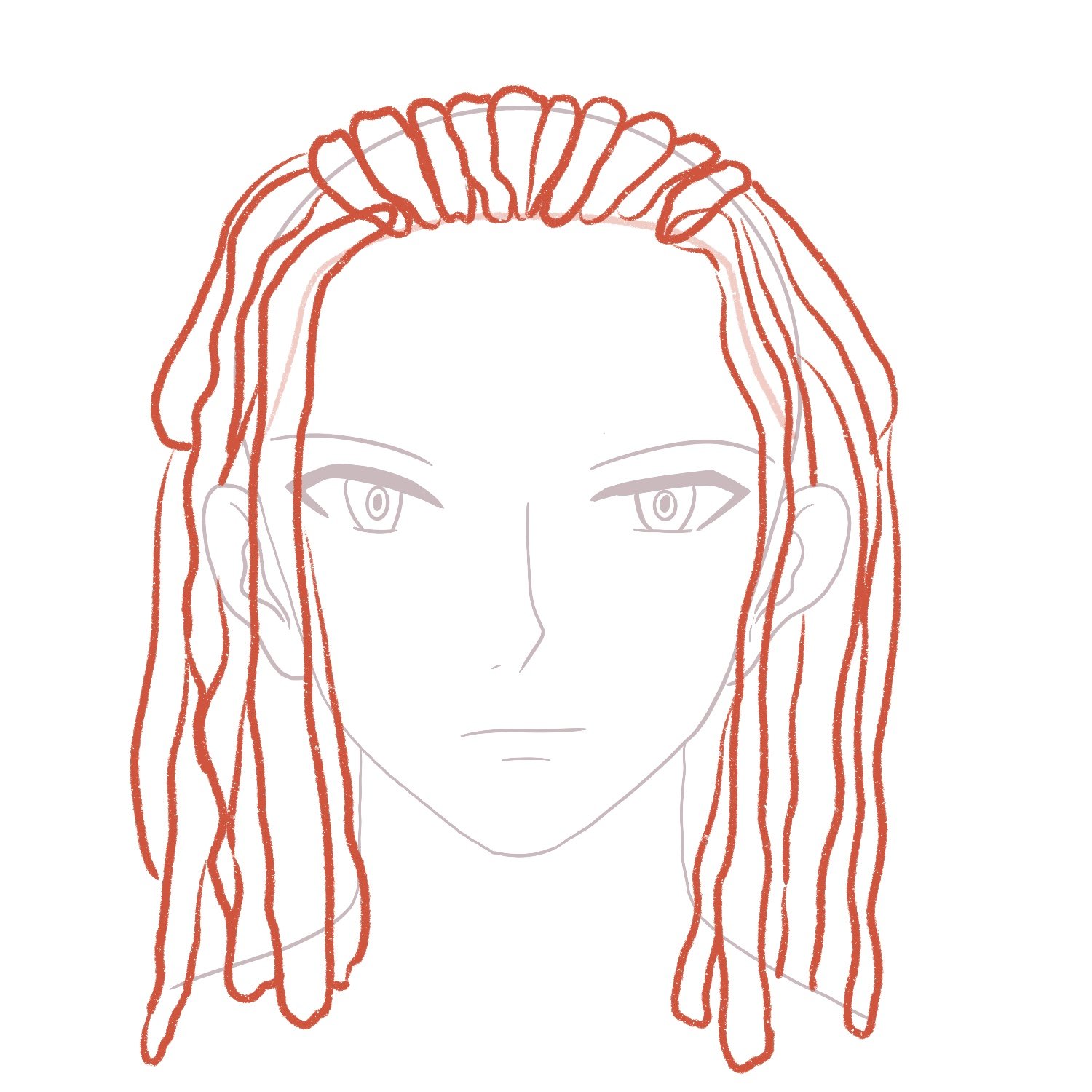 How to Draw Anime Dreads for a Male [Easy Tutorial for Beginners]