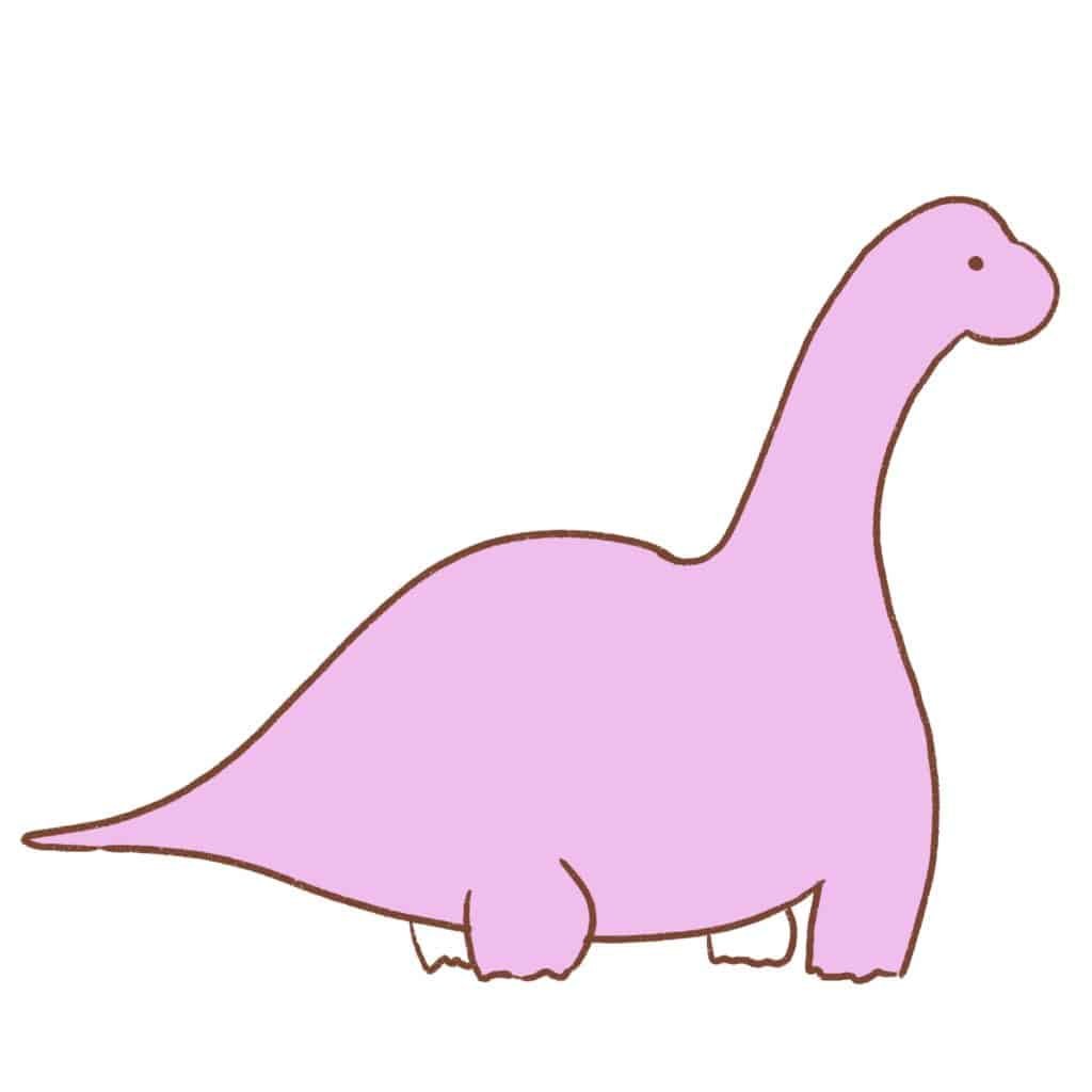 Color the brachiosaurus