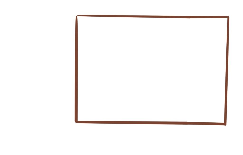 Draw a large rectangle