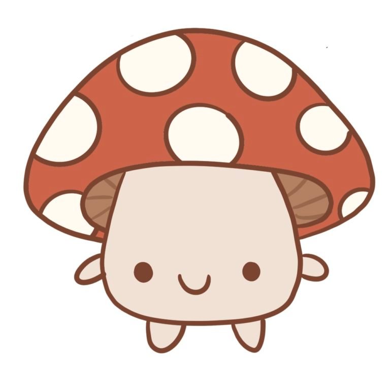 How to Draw a Cute Chibi Mushroom Draw Cartoon Style!