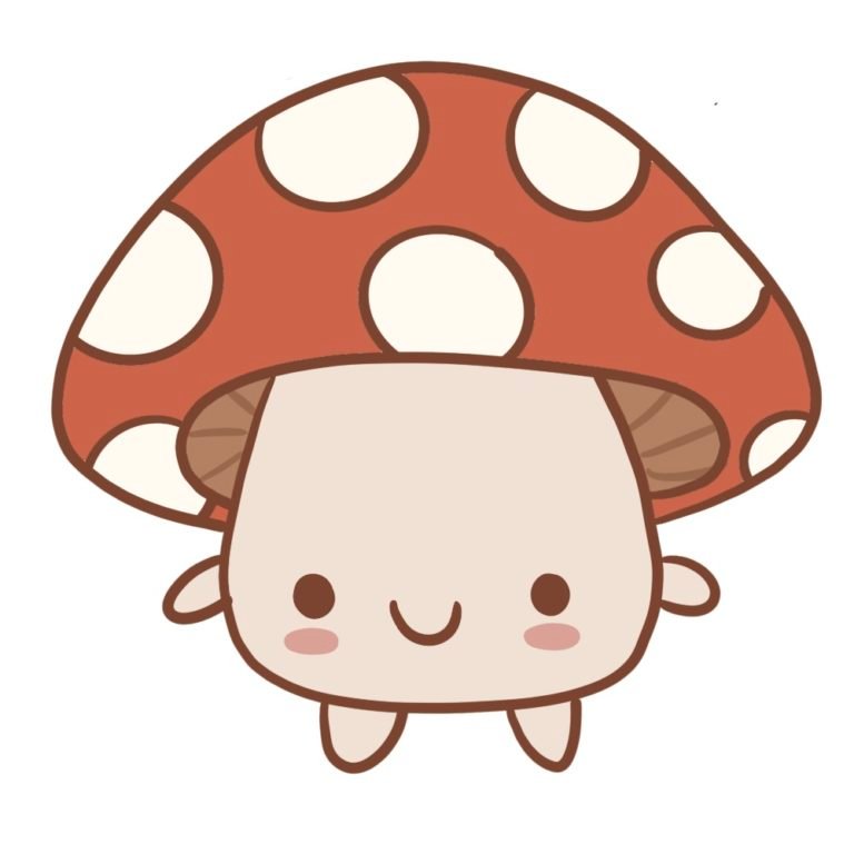 How to Draw a Cute Chibi Mushroom Draw Cartoon Style!