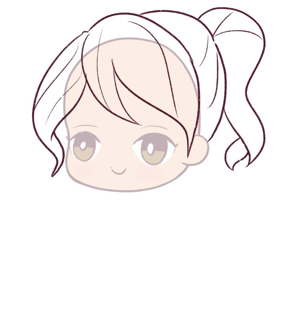 Add more lines to the chibi hair