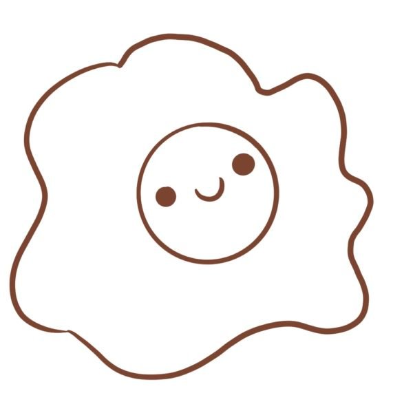 How to Draw a Kawaii Egg – Draw Cartoon Style!