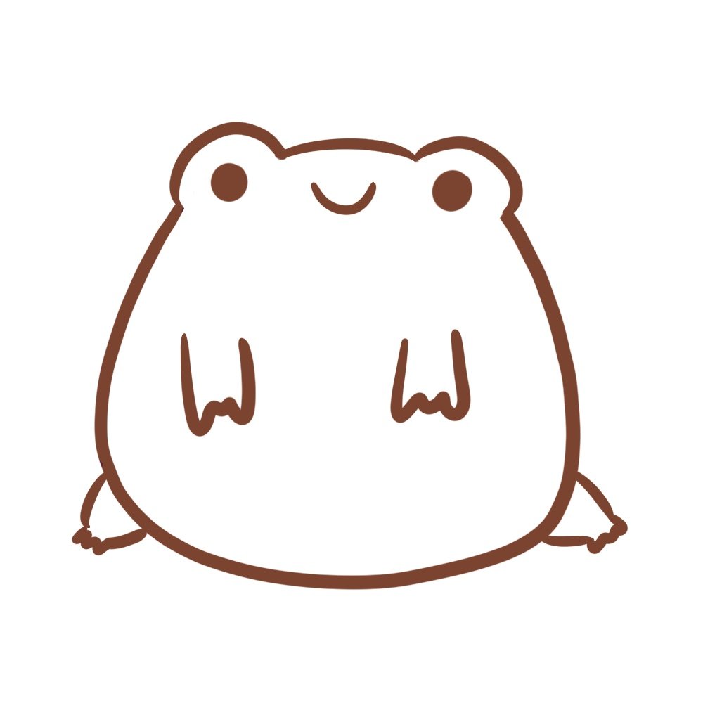 cute frogs drawings
