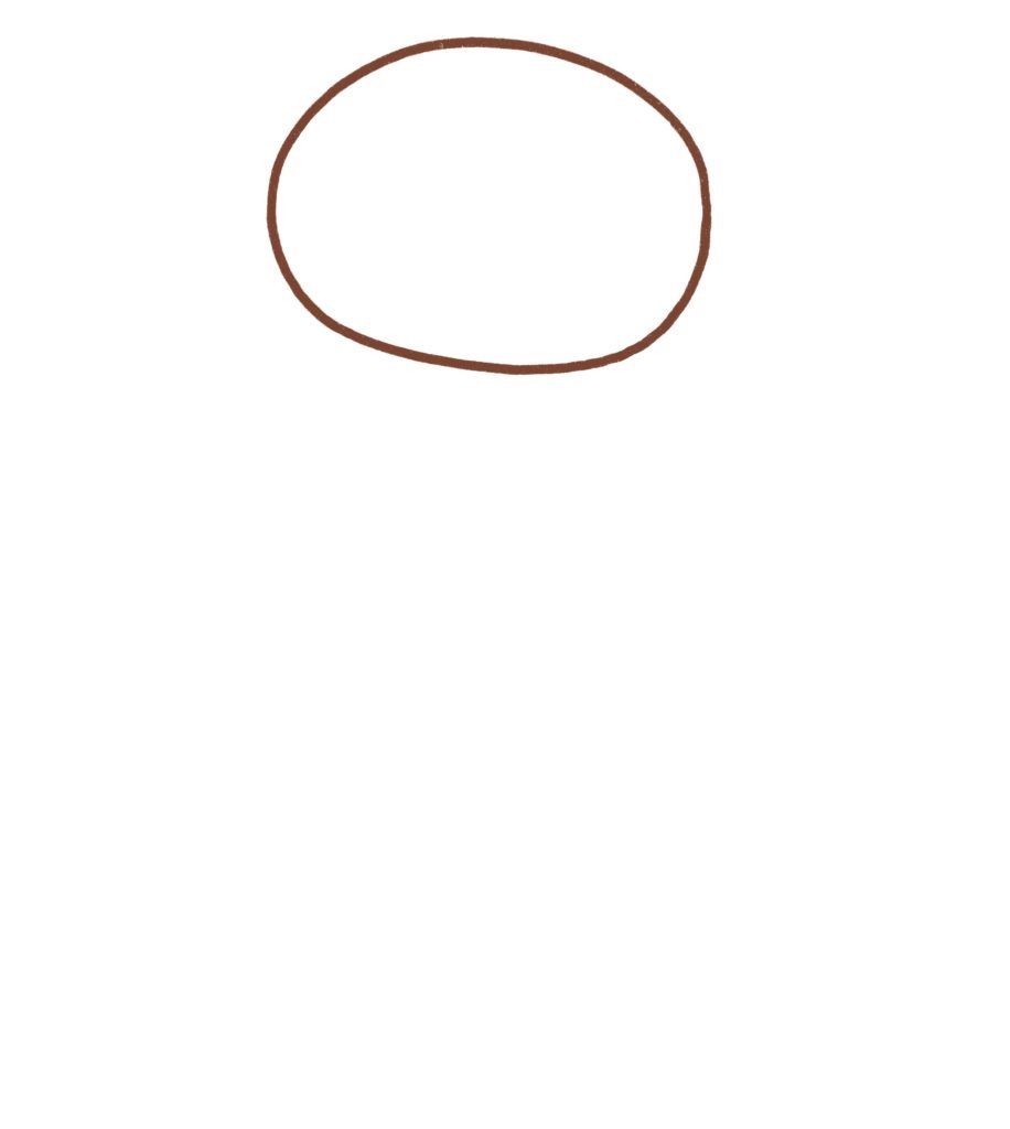 draw a simple oval shape