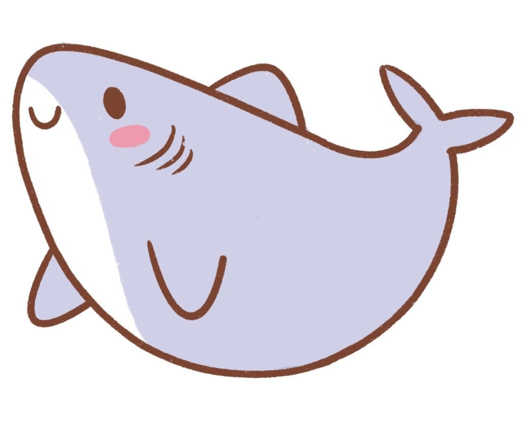 How to Draw a Cute Shark (Easy Step-by-Step for Kids)