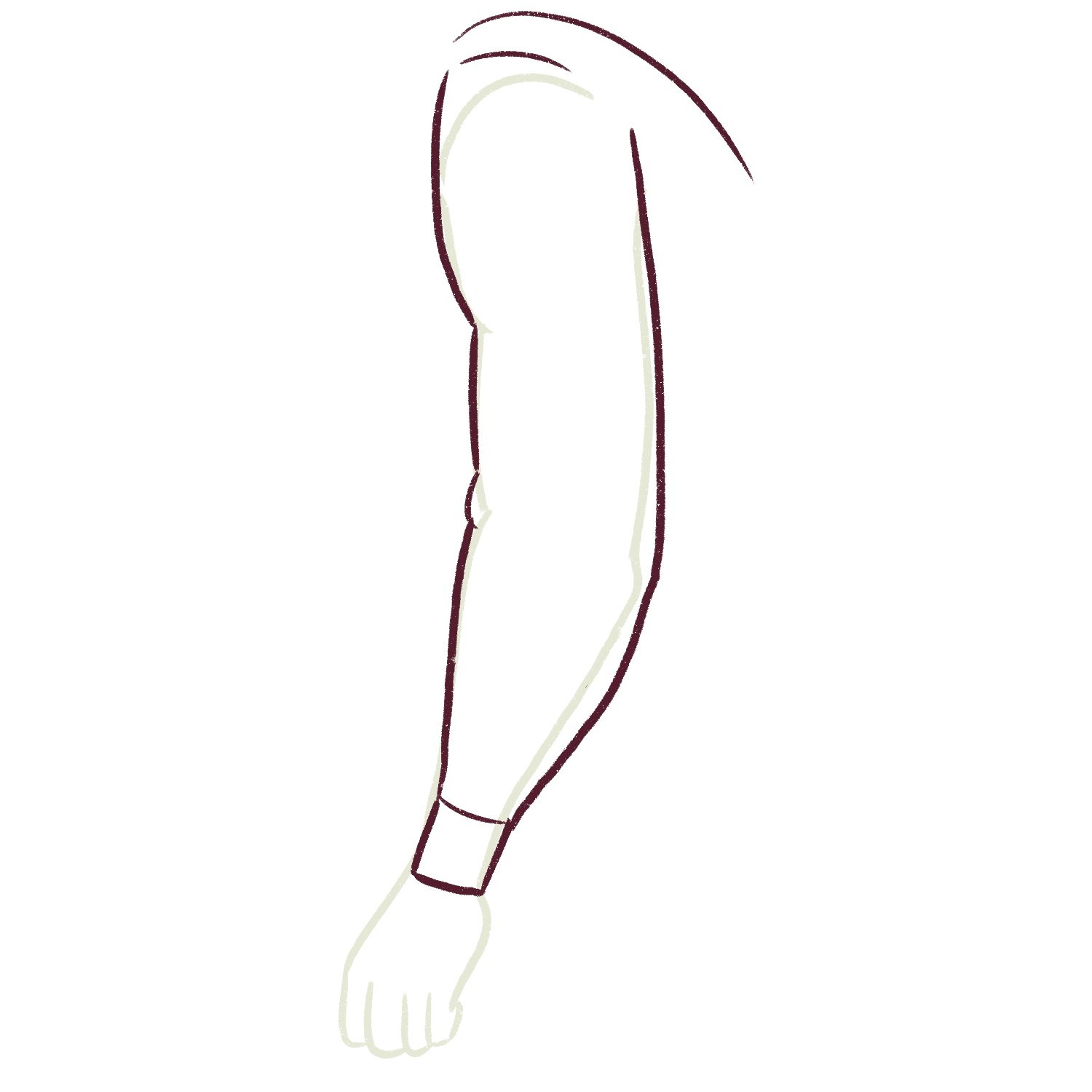 How to Draw Rolled Up Sleeves Step by Step Draw Cartoon Style!