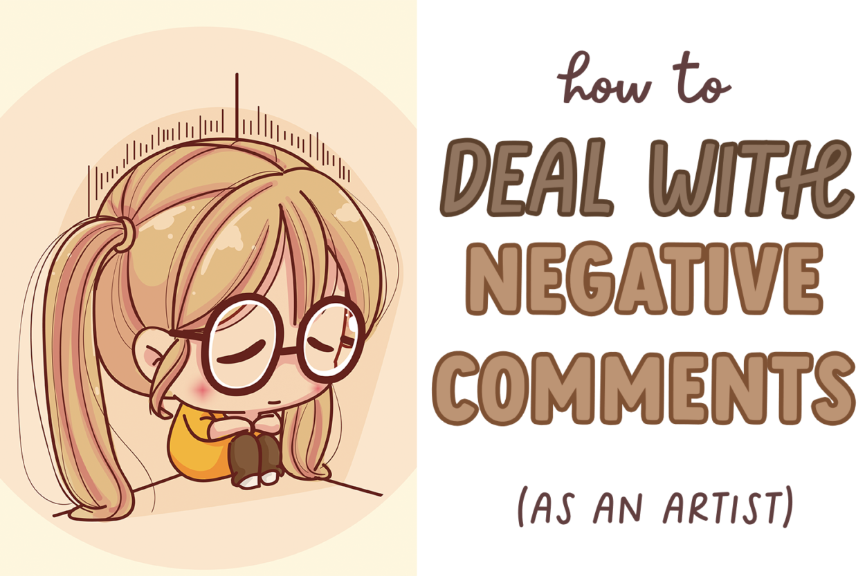 Learn how to deal with negative art comments as an artist.