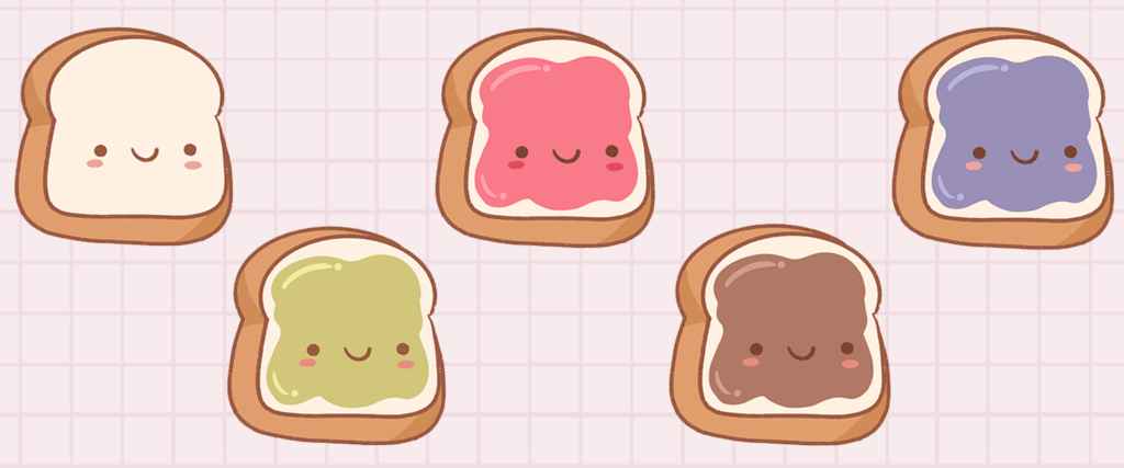 In this post you will learn how to draw kawaii toast