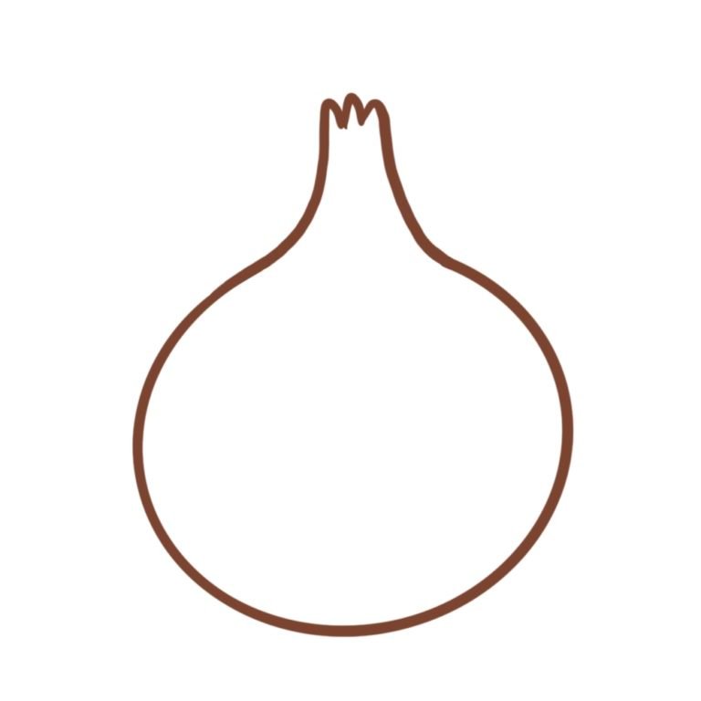 How to Draw a Cute Kawaii Onion Draw Cartoon Style!
