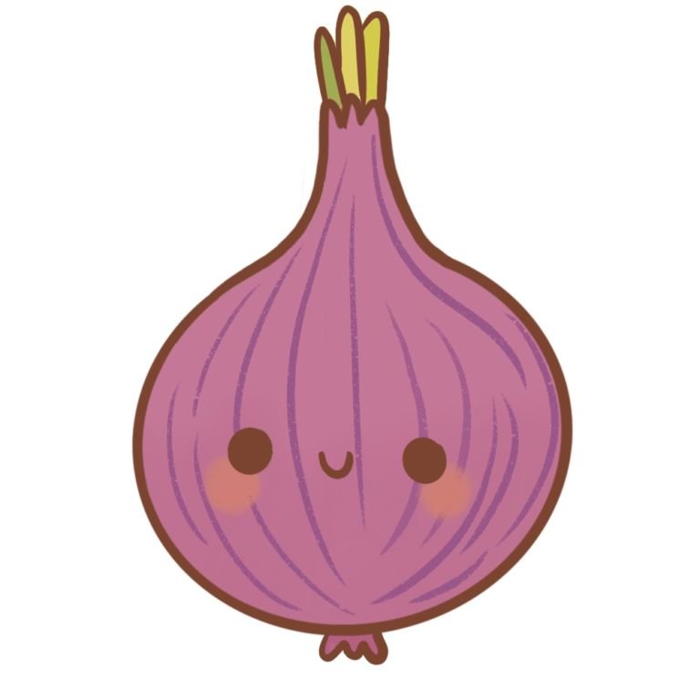 How to Draw a Cute Kawaii Onion – Draw Cartoon Style!