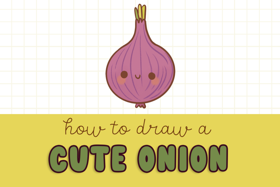 In this post I will teach you to draw a cute kawaii onion