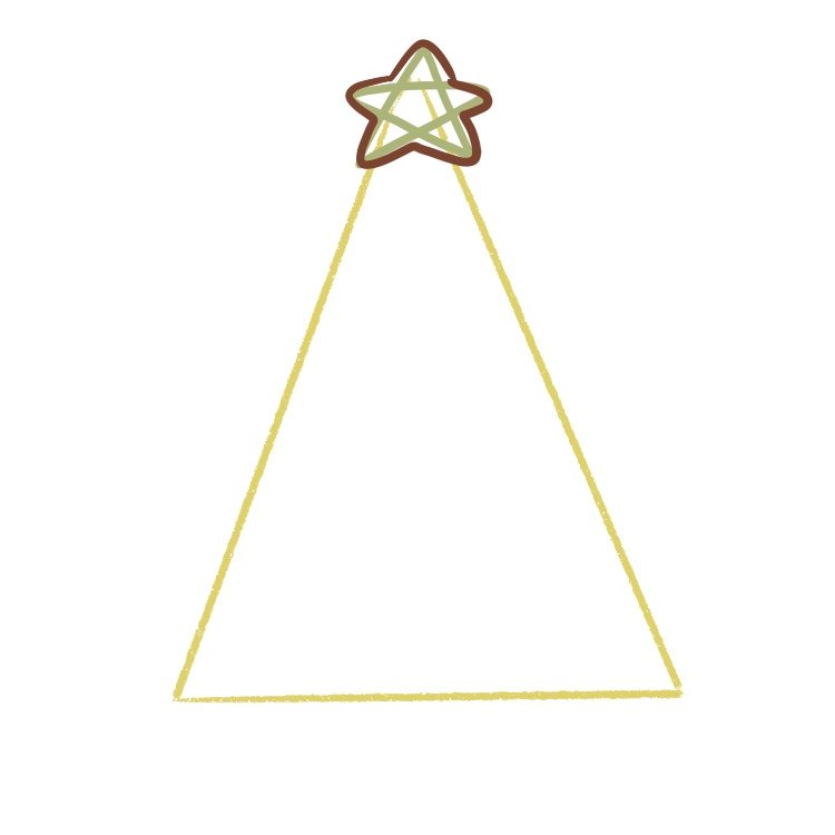 draw over the star
