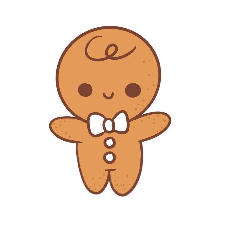 color the gingerbread man