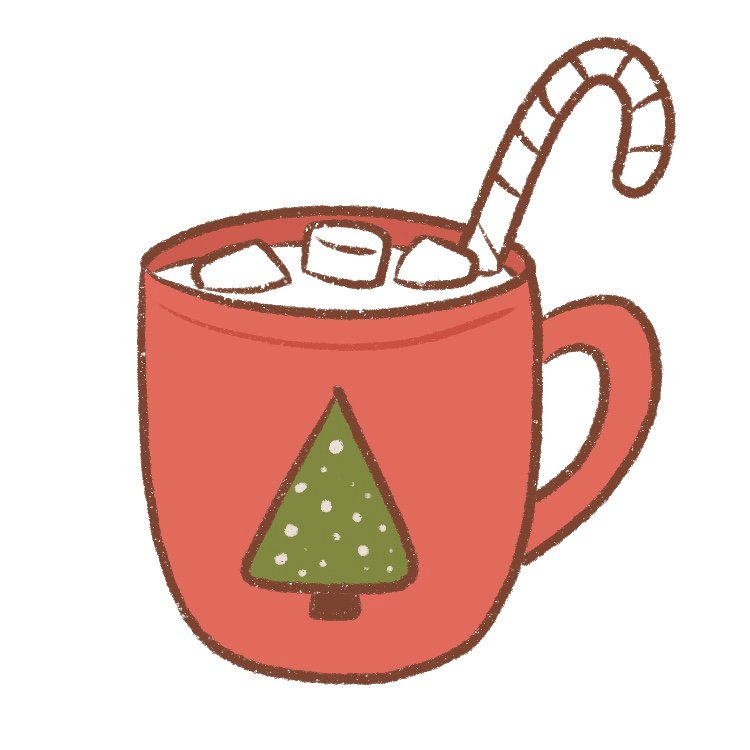 color the hot chocolate mug