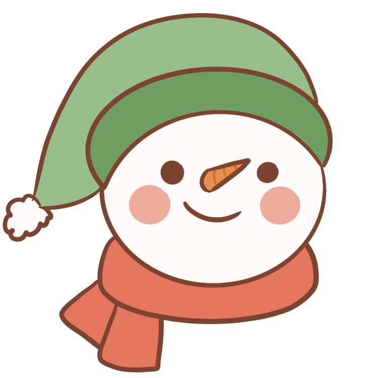 color the santa hat and scarf